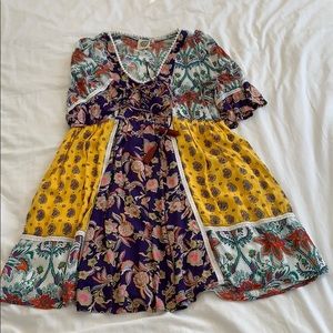 boho dress by Anthropologie